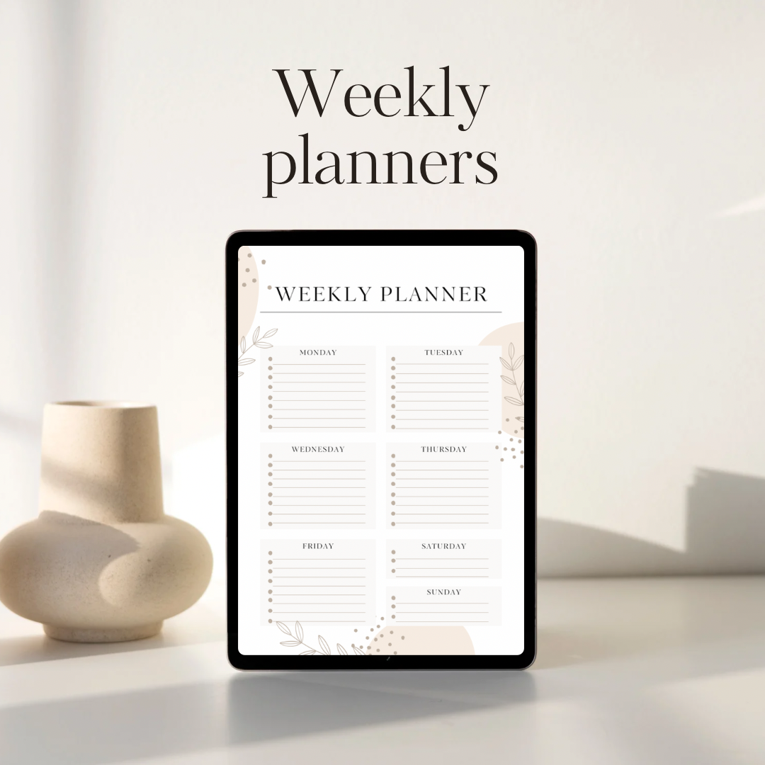 Weekly planner