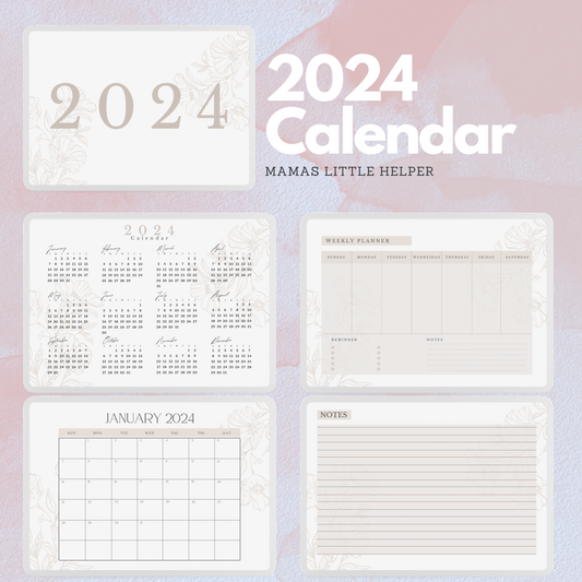 2024 Downloadable Calendar