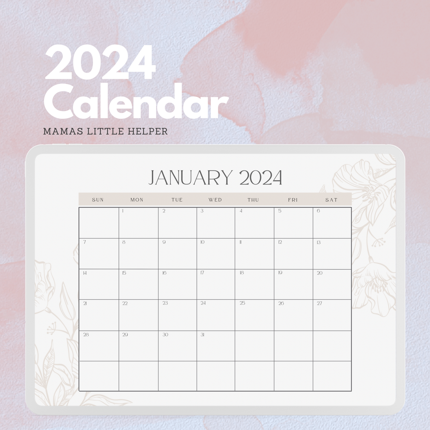 2024 Downloadable Calendar