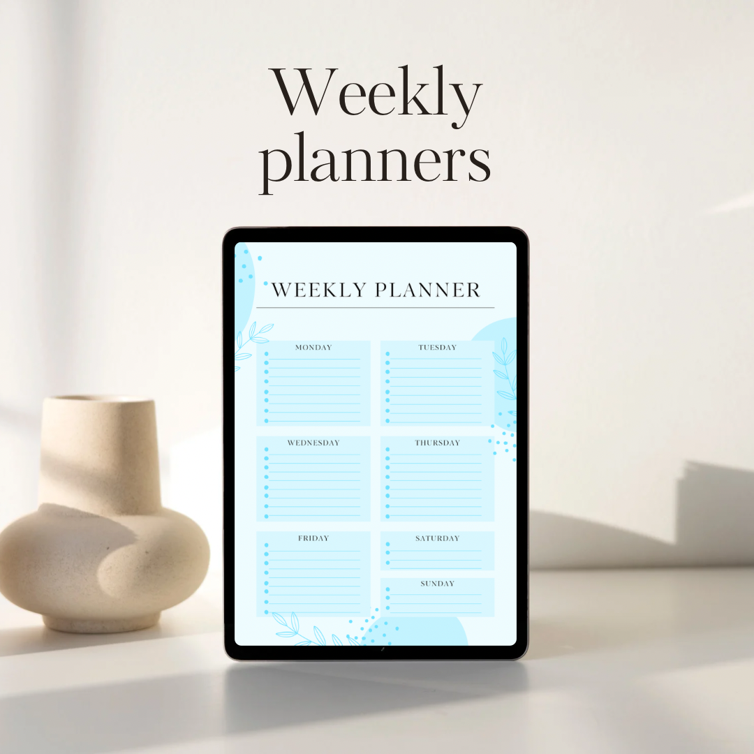 Weekly planner